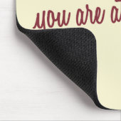 白人の女の子 マウスパッド (コーナー)