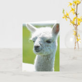 白人の女の赤ちゃん カード (黄色い花)