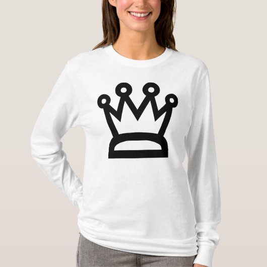 白人の女王 Tシャツ (正面)