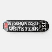 白人の恐怖を武器化 スケートボード (横)