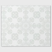 白人の民族パターン ラッピングペーパー (フラット)