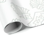 白人の民族パターン ラッピングペーパー (ロールコーナー)