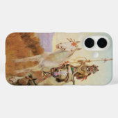 白人の男の船を待つ Case-Mate iPhoneケース (裏面 (横))