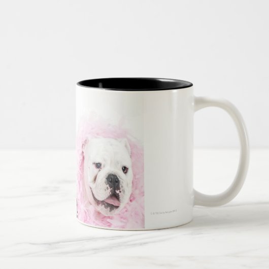白人の男性および女性 ツートーンマグカップ (右)