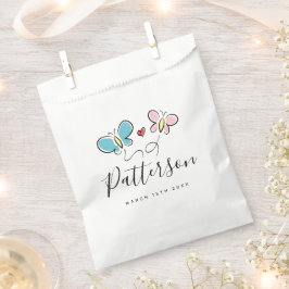 白人の結婚式で蝶のバッグが好き フェイバーバッグ