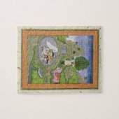 白人の鬼、イラストレーションをからの殺すRustam ジグソーパズル (横)