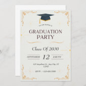 白人卒業党 招待状 (正面/裏面)