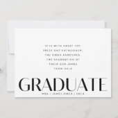 白人卒業生 |グラーモダンド写真2024 案内状 (裏面)