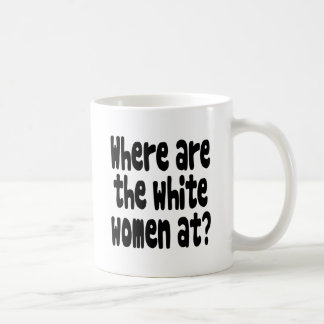白人女性はどこににありますか。 コーヒーマグカップ