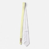 白人女性スティックフィギュアナースTシャツ&ギフト ネクタイ (裏面)