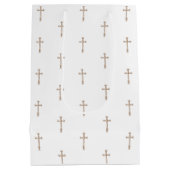 白人宗教十字架 | ミディアムペーパーバッグ (裏面)