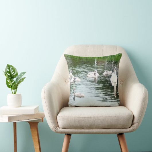 白人家族 クッション (椅子)