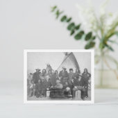 白人男性（バッファロー・ビルを含む）とラコタ2 ポストカード (スタンド正面)