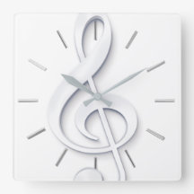 白人音楽の大クレフ、 音符記号