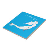 白人魚スイミングサンダーコーブ タイル (側面)