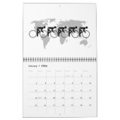 白人3番の自転車レース カレンダー (1月 2026)