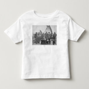 白人(を含むバッファロービル)およびLakota 2 トドラーTシャツ