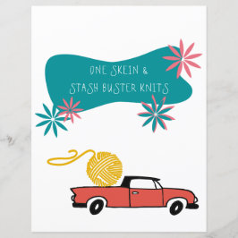 白仕切りページ編み物パターンバインダー挿入