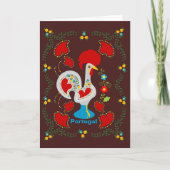 白伝統的のバーセロスの鶏 カード (正面)