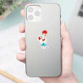 白伝統的のバーセロスの鶏 シール (スマートフォン)