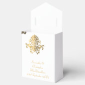 白伝統的金ゴールド フェイバーボックス (オープン)