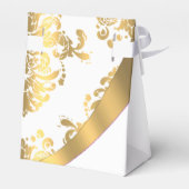 白伝統的金ゴールド フェイバーボックス (裏面サイド)