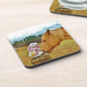 白兎と黄馬 コースター (左側)