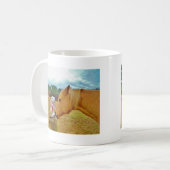 白兎と黄馬 コーヒーマグカップ (正面左)