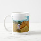 白兎と黄馬 コーヒーマグカップ (左)