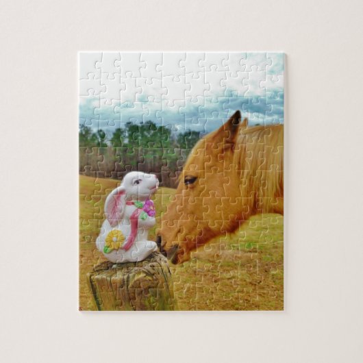 白兎と黄馬 ジグソーパズル (縦)