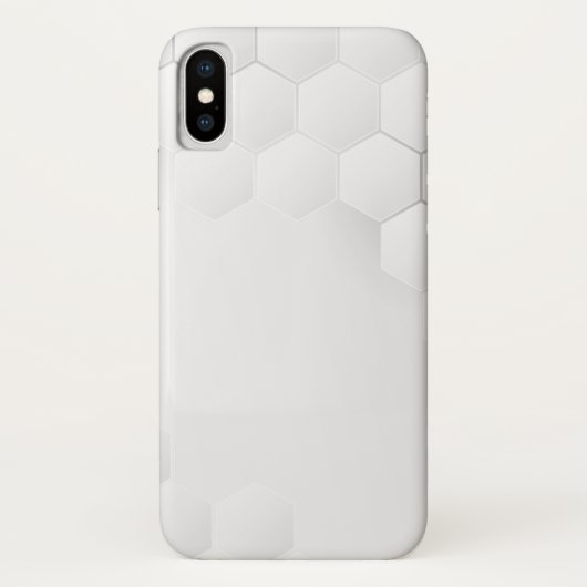 白六角抽象芸術 Case-Mate iPhoneケース (裏面)
