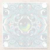 白内障の反撃 – Ken Gage Art ガラスコースター (裏面)