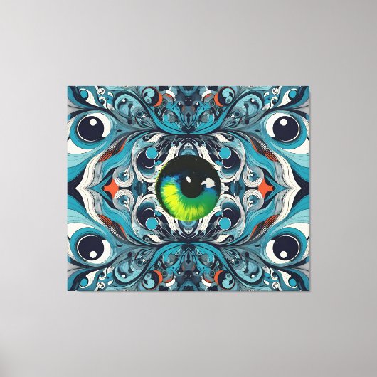 白内障の反撃 – Ken Gage Art キャンバスプリント (正面)