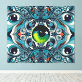 白内障の反撃 – Ken Gage Art キャンバスプリント (インサイチュ (ウッドフロア))