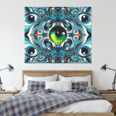 白内障の反撃 – Ken Gage Art キャンバスプリント (インサイチュ (寝室))