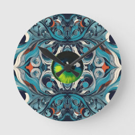 白内障の反撃 – Ken Gage Art ラウンド壁時計