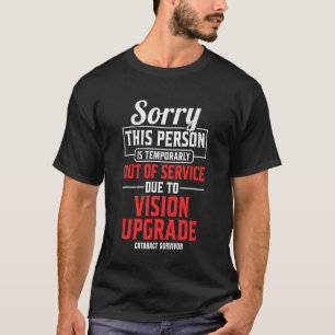 白内障手術後の回復　眼科手術 Tシャツ