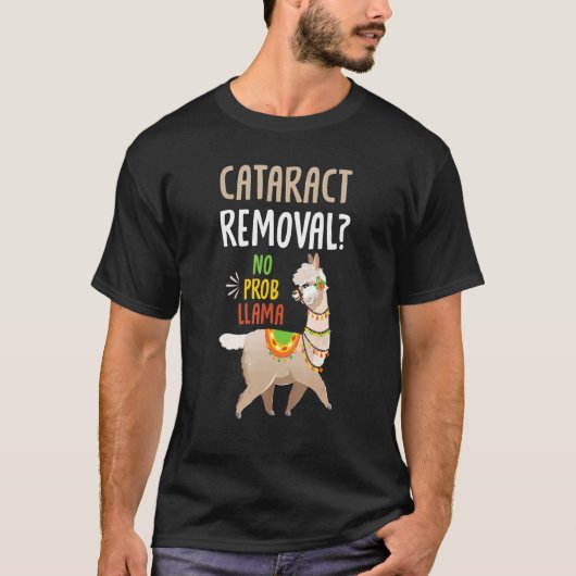白内障手術 トラブルなし 眼科手術後の回復 Tシャツ (正面)