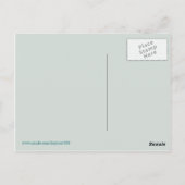 白冬季ゲーゼ ポストカード (裏面)