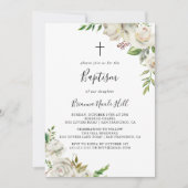 白冬牡丹フローラバプテスマ 招待状 (正面)