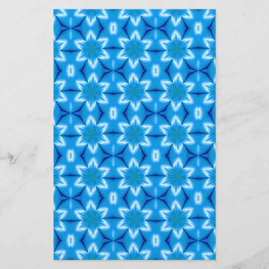 白凍ってい花 便箋 (正面)