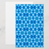 白凍ってい花 便箋 (正面/裏面)