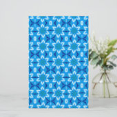 白凍ってい花 便箋 (スタンド正面)