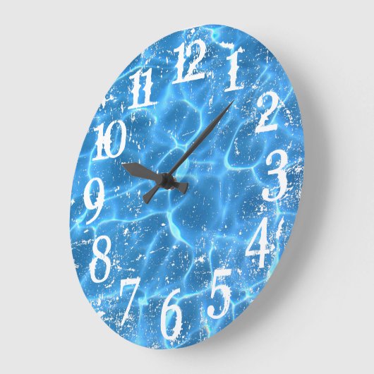 白動揺しての数字と写真の重ね合わせ ラージ壁時計 (傾斜)