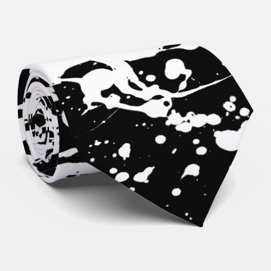 白動揺して黒動揺して絵を描 ネクタイ (ロール)