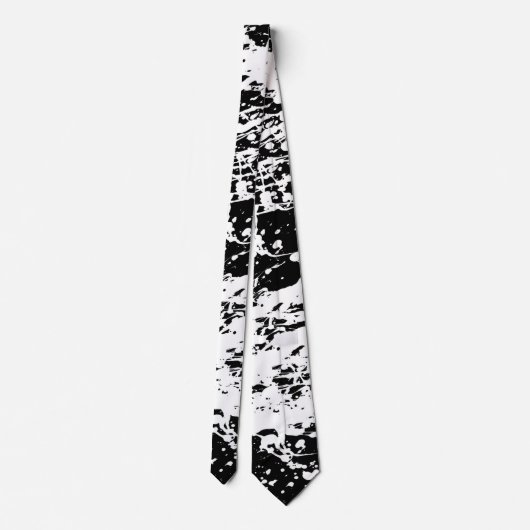 白動揺して黒動揺して絵を描 ネクタイ (裏面)