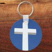 白十字 キーホルダー (正面)