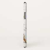 白及び金ゴールドの大理石 Case-Mate iPhoneケース (裏面/右)