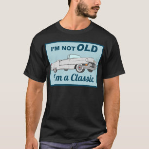 -白古くないしかしクラシック Tシャツ