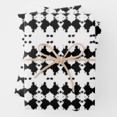 白喪の木の樹皮パターン（の模様が）ある ラッピングペーパーシート (インサイチュ)